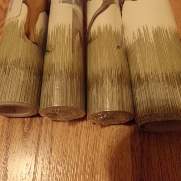 African Safari Animals Tiger Elephant Giraffe Green Grass Cream Wallpaper Border - Picture 6 of 15